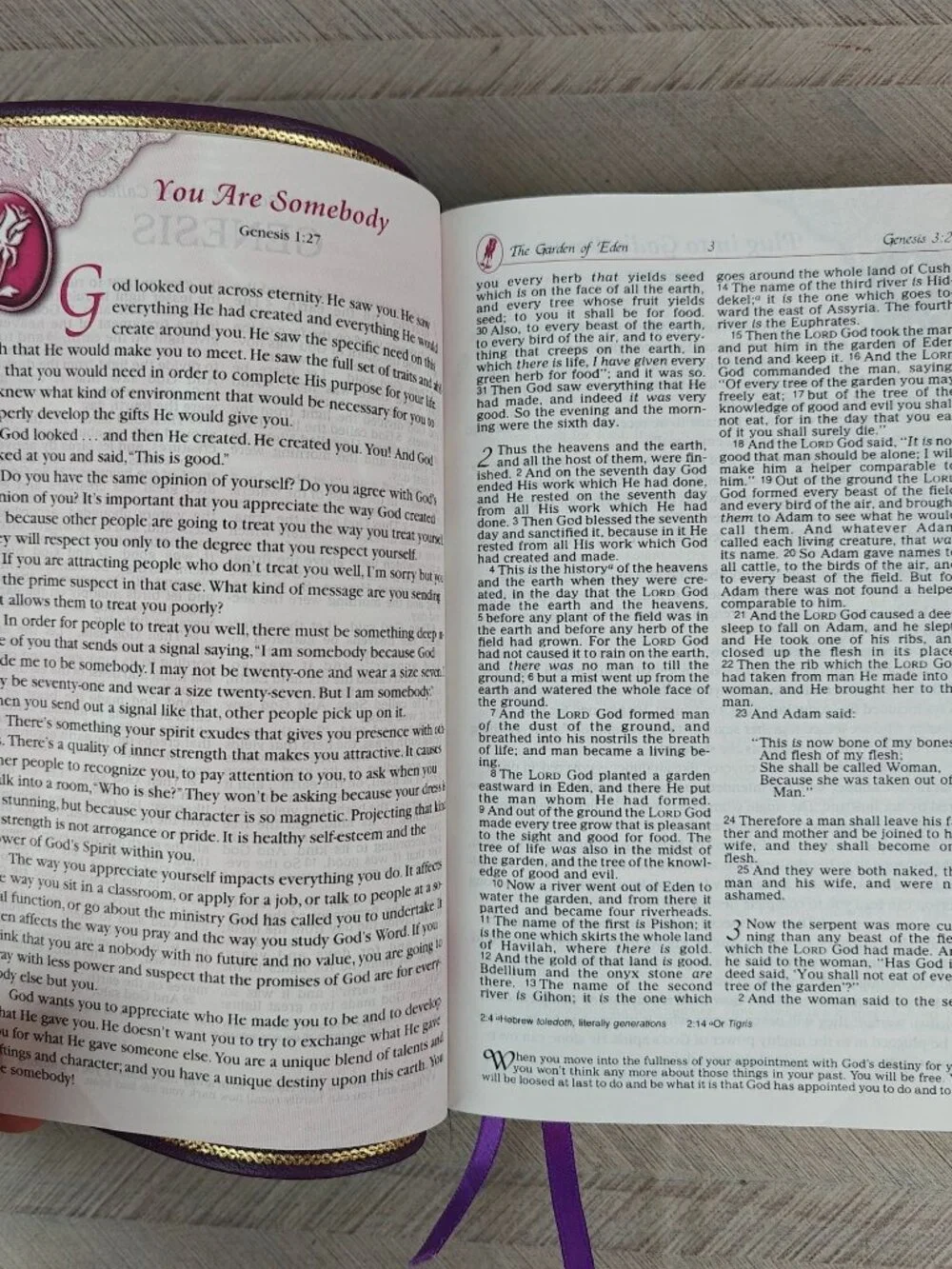Holy Bible TD Jakes Woman Thou Art Loosed Edition NKJV Genuine Leather Purple